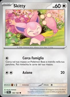 Skitty card in Italian