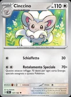 Cinccino card in Italian
