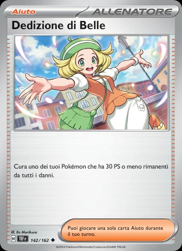 Dedizione di Belle card in Italian