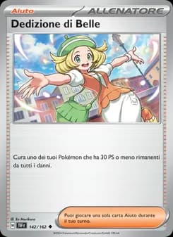 Dedizione di Belle card in Italian