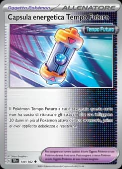 Capsula energetica Tempo Futuro card in Italian