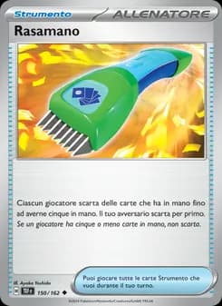 Rasamano card in Italian