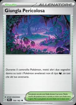 Giungla Pericolosa card in Italian