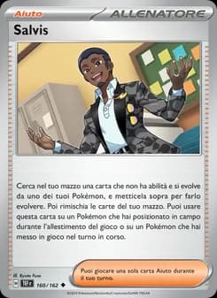 Salvis card in Italian