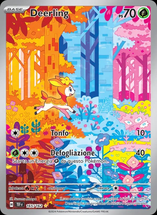 Deerling card in Italian