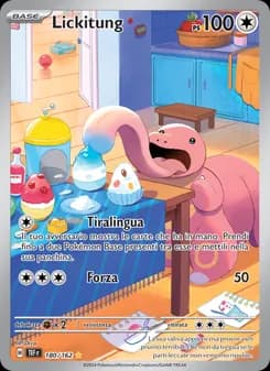 Lickitung card in Italian