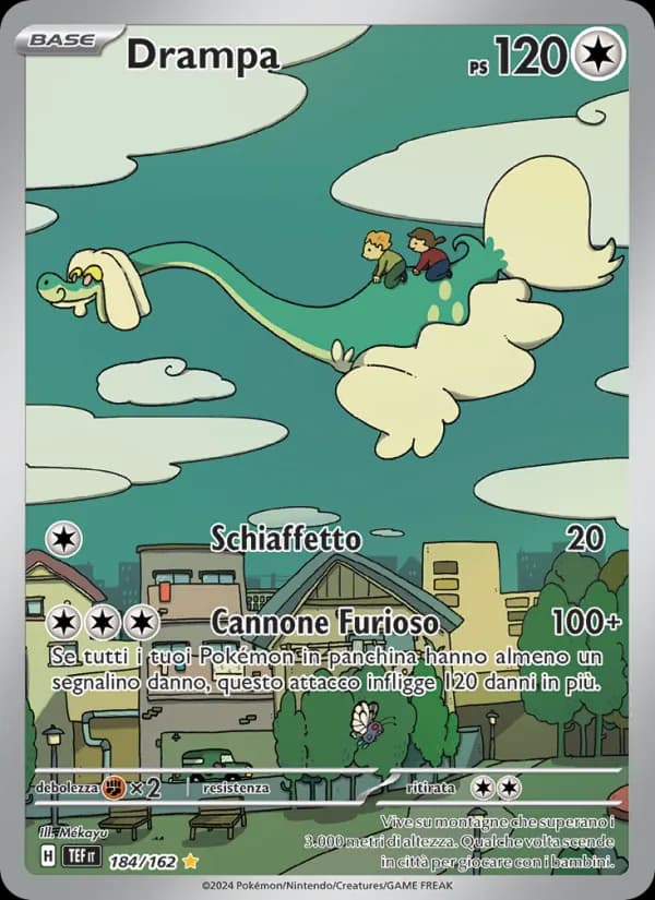 Drampa card in Italian