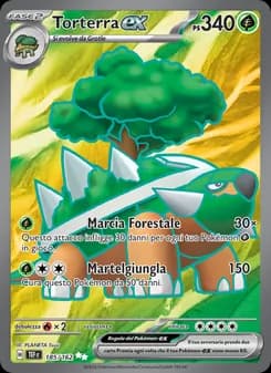 Torterra-ex card in Italian