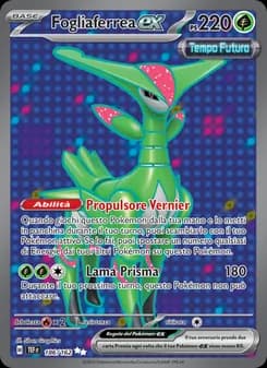 Fogliaferrea-ex card in Italian