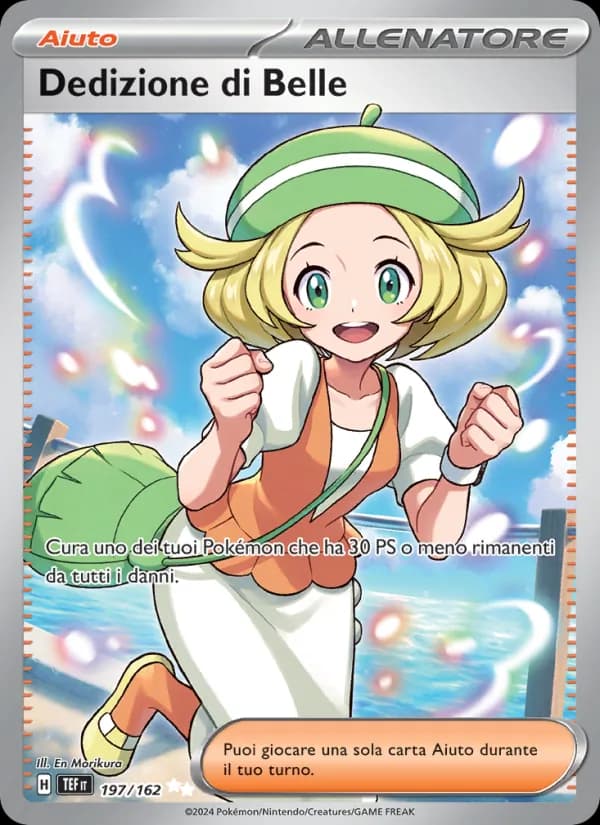 Dedizione di Belle card in Italian