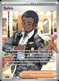 Salvis card in Italian
