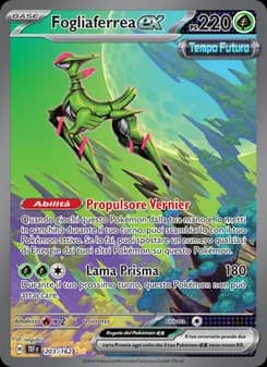 Fogliaferrea-ex card in Italian