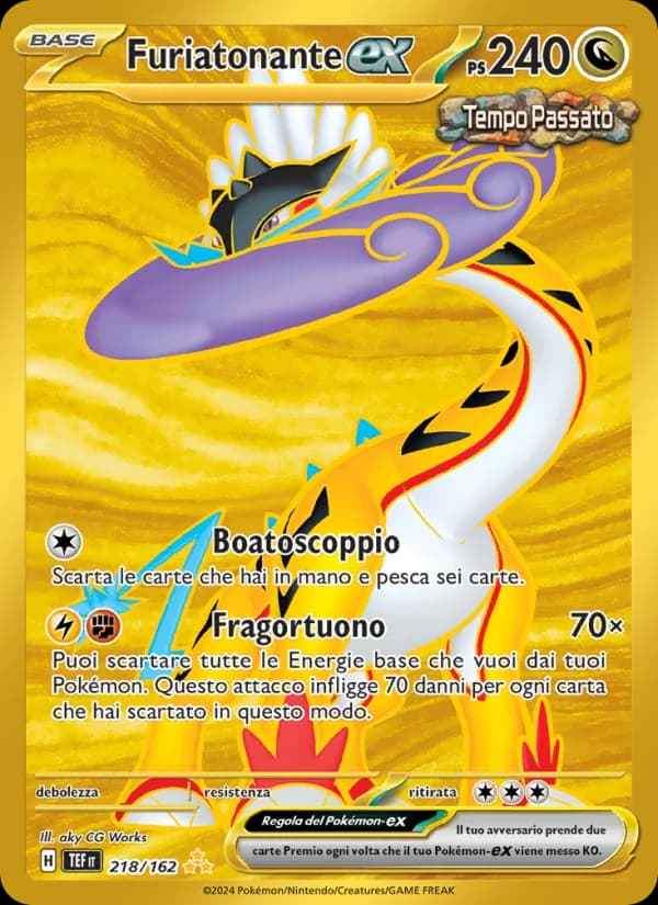 Furiatonante-ex card in Italian