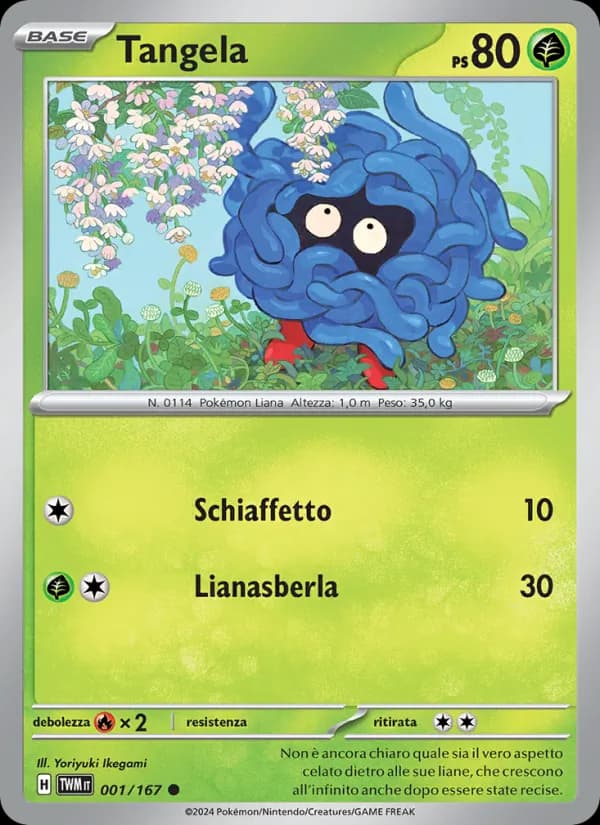 Tangela card in Italian