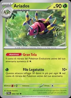 Ariados card in Italian