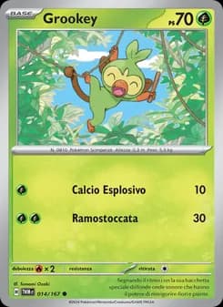 Grookey card in Italian