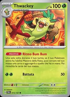 Thwackey card in Italian