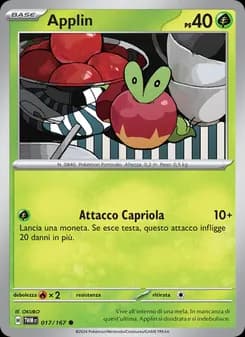 Applin card in Italian