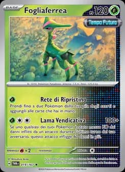 Fogliaferrea card in Italian