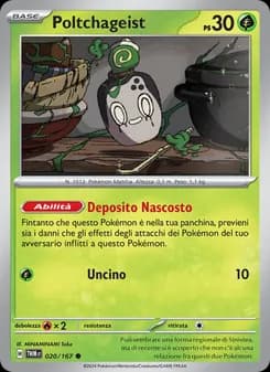 Poltchageist card in Italian