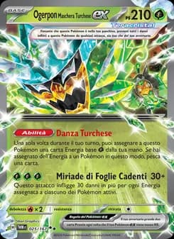 Ogerpon Maschera Turchese-ex card in Italian