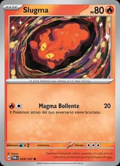 Slugma card in Italian