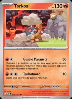 Torkoal card in Italian