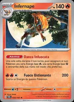 Infernape card in Italian
