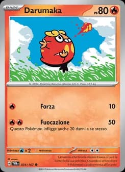 Darumaka card in Italian