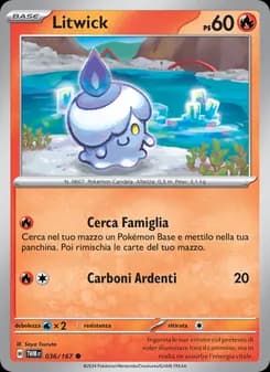Litwick card in Italian