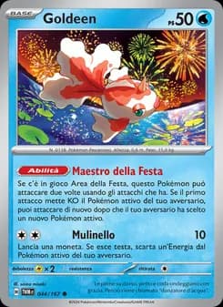 Goldeen card in Italian