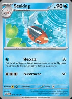 Seaking card in Italian