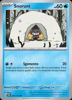 Snorunt card in Italian