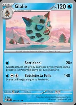 Glalie card in Italian