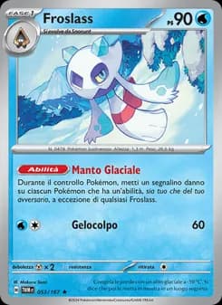 Froslass card in Italian
