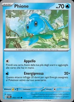 Phione card in Italian