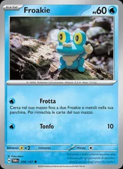 Froakie card in Italian