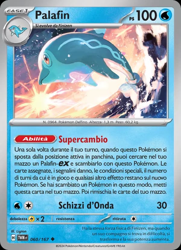 Palafin card in Italian