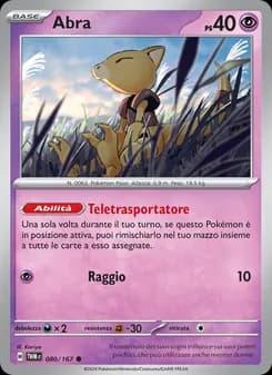 Abra card in Italian