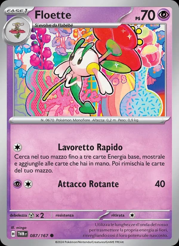 Floette card in Italian