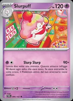 Slurpuff card in Italian