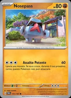 Nosepass card in Italian