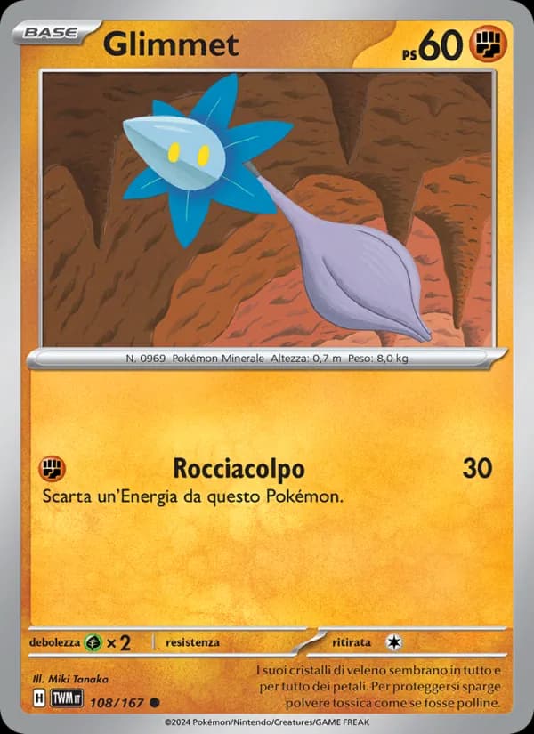 Glimmet card in Italian