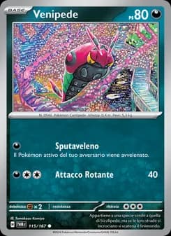 Venipede card in Italian