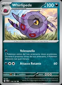 Whirlipede card in Italian