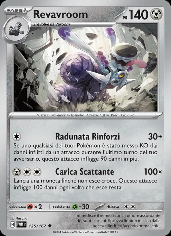 Revavroom card in Italian