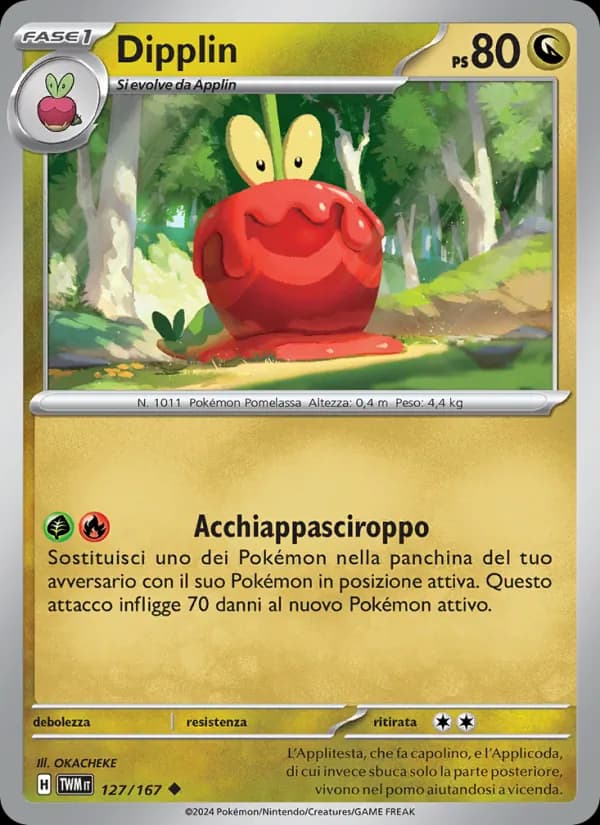 Dipplin card in Italian