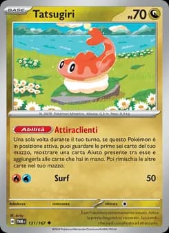 Tatsugiri card in Italian