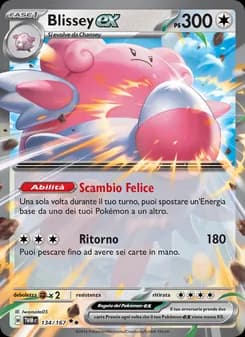 Blissey-ex card in Italian