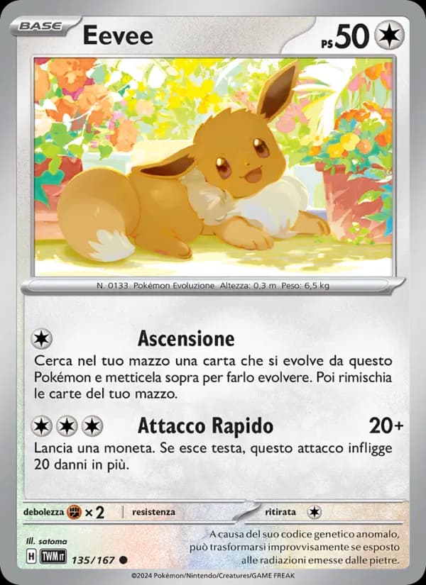 Eevee card in Italian
